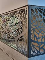 Panneau en alliage d'aluminium découpé au laser personnalisé, écran de séparation extérieur, décoration moderne