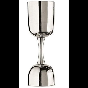 High Quality Silver Peg <b>Measure</b> Jigger with Handle & Cocktail Shaker <b>Drink</b> Measuring Bar Tool Jigger 30/60Ml - Product Image 1