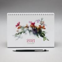 Tablette de bureau, impression à personnaliser, agenda 2021A5, Note mensuelle, support de beauté