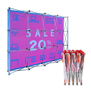 Banner promozionale in tessuto con Display da parete Pop espositivo di <span class=keywords><strong>Design</strong></span> personalizzato all'ingrosso - Product Image 1