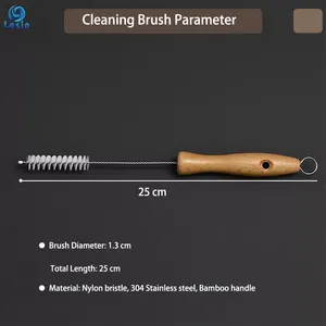Bottle Bamboo Water Bottle Brush Kitchen Clean Cheap Bamboo Cleaning Brush