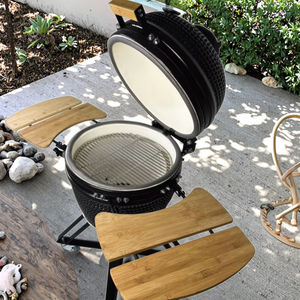 YUTFUBG haute qualité 18 pouces <span class=keywords><strong>japonais</strong></span> en céramique <span class=keywords><strong>Kamado</strong></span> Grill Tandoor <span class=keywords><strong>four</strong></span> fumeur pour barbecue griller <span class=keywords><strong>Kamado</strong></span>-grill - Product Image 1