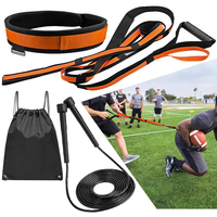 Ceinture d'entraînement de résistance pour le football, équipement d'entraînement de vitesse et d'agilité pour le soccer avec cordon de résistance élastique