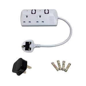 Güç şeridi uzatma kurşun ile 2 İngiltere Outlet dalgalanma koruyucusu kişisel anahtar - Product Image 1