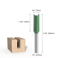 6mm tige ronde simple flûte droite fraise fraise en carbure de tungstène mèche pour le travail du bois haute précision Durable