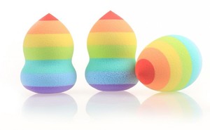 Hồng mỹ phẩm Puff cho Foundation bán buôn tùy chỉnh Latex miễn phí nhãn hiệu riêng vẻ đẹp pha trộn trang điểm miếng bọt biển - Product Image 6