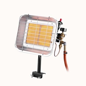 Pemanas keramik luar ruangan portabel, pemanas teras Gas inframerah jarak jauh gelombang panjang colokan Inggris pemanas turis - Product Image 5