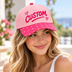 Gorra de cinco paneles personalizada con visera de rayas finas, letras en relieve, marcas bordadas, OEM ODM, venta al por mayor, verde oliva, unisex - Product Image 5