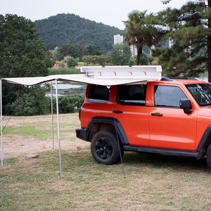 Auvent de Voiture Pliant Rétractable en Aluminium <span class=keywords><strong>pour</strong></span> Fourgonnette et Pick-up, Tente <span class=keywords><strong>d</strong></span>'Extension Latérale, Abri Solaire Extérieur en PVC - Product Image 3
