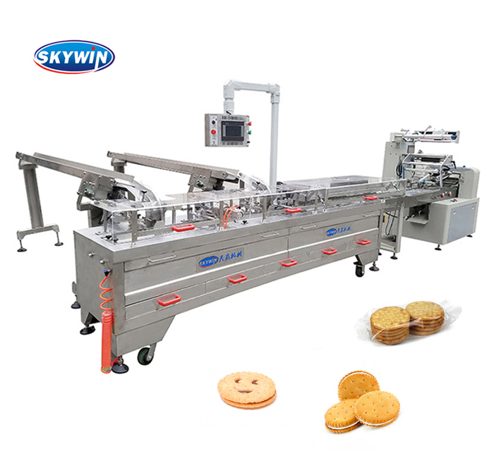 Машина для изготовления крема, печенья Skywin, машина для приготовления сэндвичей, упаковочная машина для печенья, автоматическая