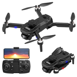 F196 4k Mini Drone với Wi-Fi có thể gập lại động cơ không chổi than <span class=keywords><strong>Quadcopter</strong></span> tránh chướng ngại vật điều khiển từ xa pin đồ chơi trẻ em - Product Image 1