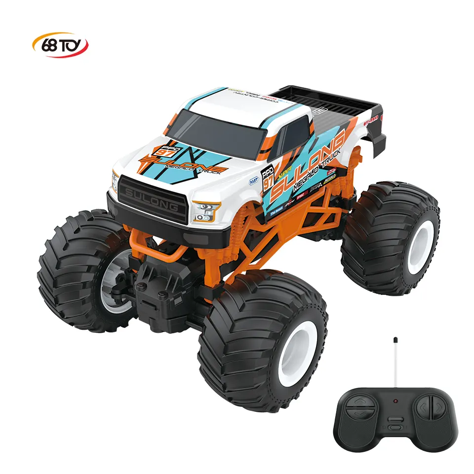 68Toy RC véhicule tout-terrain jouet Racing camion électrique véhicule tout-terrain pour enfants télécommande 4 canaux