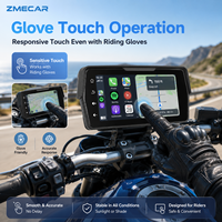 Écran de navigation pour moto de 6,86 pouces avec CarPlay sans fil, Android Auto, caméra arrière AHD, IP67 pour tous les modèles de moto