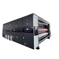 Impression automatique de boîtes en carton ondulé HD de grande taille rainurant la machine de découpe rotative Machine d'impression de boîtes en carton