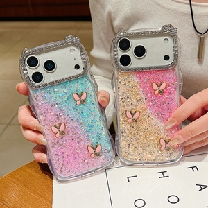 Fundas de epoxi <span class=keywords><strong>Singstar</strong></span> para celular, para iPhone 16 Pro Max, diseño para mujer, funda para teléfono móvil con decoración - Product Image 2