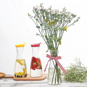 Brasil <span class=keywords><strong>boca</strong></span> ancha de vidrio de 1 litro de jugo de botella de agua de leche con tapa de PP - Product Image 5