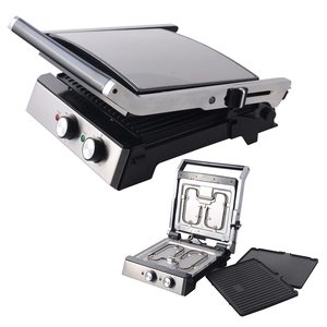 Vente chaude Barbecue Barbque Panini Machine En Acier Inoxydable Fabricant Barbecue Électrique <span class=keywords><strong>Plancha</strong></span> Grill - Product Image 1