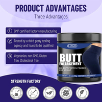 Poudre Protéinée pour l'Augmentation du Volume des Fesses, Shake Protéiné pour des Fesses Plus Volumineuses