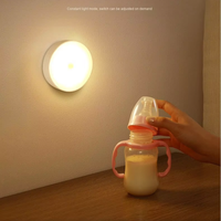 GL-1YK GUANGLI Mini bande lumineuse à capteur de lumière blanche chaude, interrupteur à détecteur de présence humaine, veilleuse pour salon