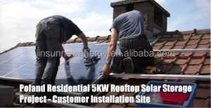 เครื่องกำเนิดไฟฟ้าความถี่สูงสำหรับใช้ในบ้าน ระบบโซลาร์เซลล์แบบออฟกริด PWM MPPT แบตเตอรี่ลิเธียมไอออน ซิลิคอนโมโนคริสตัลไลน์ - Product Image 2