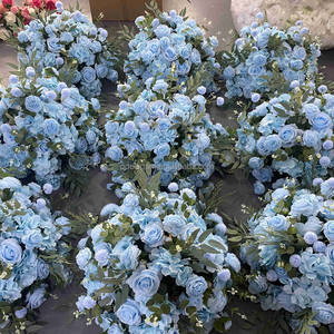 EG-WD56 50cm 60cm 70cm Pink White Red Large Rose Arrangement Artificial <strong>Wedding</strong> Flower Ball Centerpieces for <strong>Wedding</strong> Decoration - Product Image 4