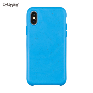 Precio de fábrica personalizada Biodegradable colgador de Anti-arañazos de paja de trigo SmartPhone caso para IPhone X/Xr/Xs. - Product Image 1