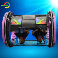 EASYFUN Voiture à roulettes 360° de haute qualité pour aire de jeux, Happy Balance Car, voiture à roulettes 360° Happy