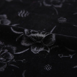 Floral en relieve <span class=keywords><strong>monje</strong></span> bata Italia <span class=keywords><strong>de</strong></span> terciopelo <span class=keywords><strong>de</strong></span> abaya <span class=keywords><strong>tela</strong></span> en tejidos fábricas en china - Product Image 2
