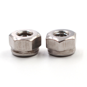 Masukan nilon kacang mengunci sendiri ASME <span class=keywords><strong>ANSI</strong></span> B18.16.6 DIN982 985 kacang kesehatan stok pabrik SS304 316 OEM ODM mur - Product Image 3