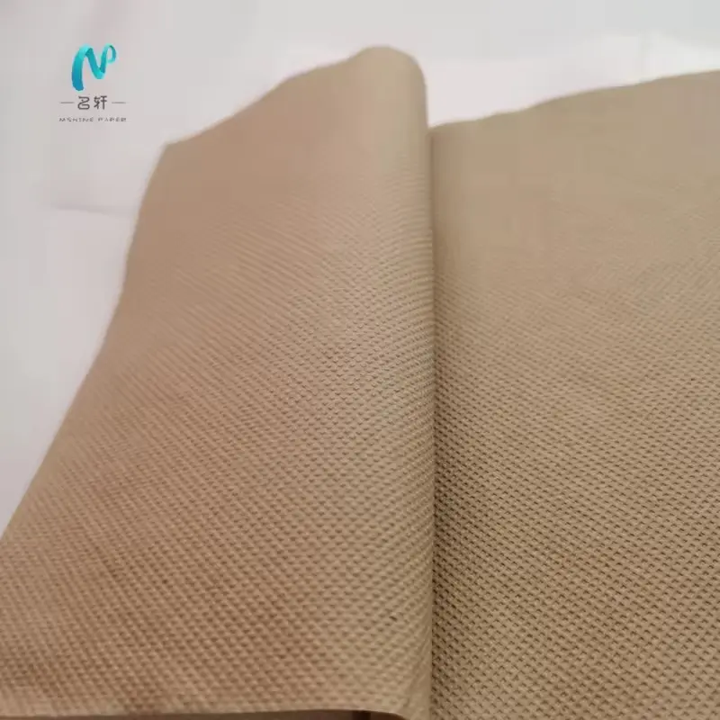100% переработанные коричневые маленькие складные бумажные салфетки для диспенсера 2*16gsm 500 шт./12 пакетов