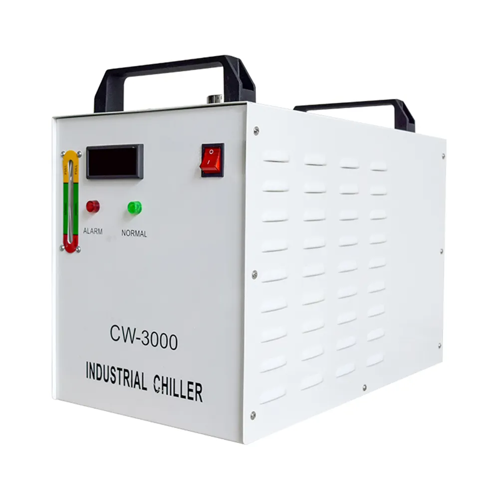 CW-3000 New Industrial Water Chiller for Laser Engraving Machine 220V Water-Cooled with Core Motor & Engine Restaurants Home Use