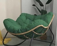 Fauteuil de relaxation pivotant pour intérieur, chambre et balcon, fauteuil nid d'oiseau, canapé paresseux tendance