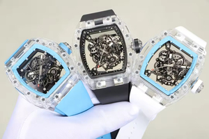 2026 Bestselling Tonneau Sapphire Crystal 055 Men's Automatic Mechanical <b>Watch</b>, Designer Stylish Hollow Skeleton <b>Watch</b> - Product Image 2