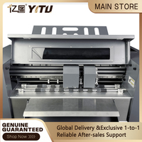 Máquina de Corte y Plegado con Servomotor de Doble Carro HY370DS, Cámara CCD de 350mm, Plotter de Corte Automático por Contorno para Fabricación de Cajas, 2000G