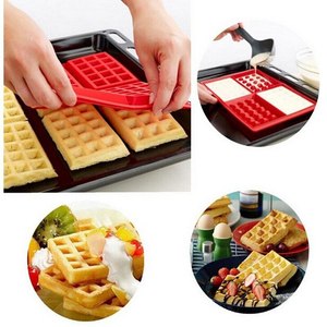 High-quality non-stick silicone pan <b>set</b>, children's waffle and candy <b>baking</b> cake mold - Product Image 3