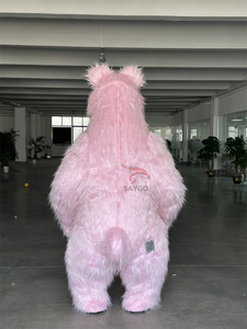 All'ingrosso della fabbrica MOQ 1 pz popolare personaggio dei cartoni animati rosa gonfiabile <span class=keywords><strong>Masha</strong></span> <span class=keywords><strong>orso</strong></span> mascotte Costume per adulti mascotte Costume per la vendita - Product Image 2