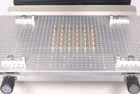 Impresora de pasta de soldadura semiautomática ZB32125LY, línea de producción de PCB Smt, raspador doble, impresora de plantilla de pasta de soldadura de alta precisión