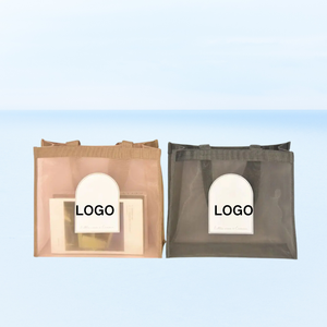 Túi tote lưới đeo vai giá rẻ thời trang in logo tùy chỉnh, chất liệu 100% thân thiện với môi trường, túi mua sắm lưới dành cho nữ - Product Image 2