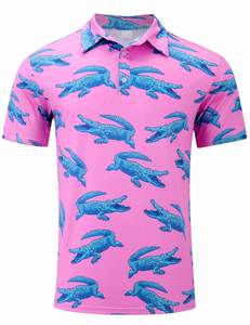 Polo Deportivo de Alta Calidad para Hombre, 100% Algodón Ecológico, Secado Rápido, Mangas Cortas, Bordado Jacquard con Cuentas, Promocional - Product Image 2