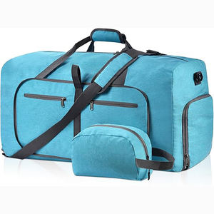 Échantillon gratuit Sac de voyage en toile imperméable de grande capacité Sac de week-end Sac de voyage plat pour voyageur - Product Image 1