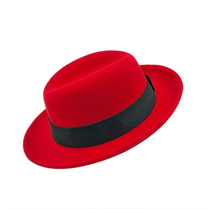 Chapeau haut de forme classique rétro jazz pour hommes Fedora en feutre neutre pour une tenue de fête décontractée style européen britannique pour l'Europe et le Royaume-Uni - Product Image 6