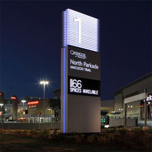 OEM Pylon Dấu Hiệu Đơn Lập Wayfinding Trụ Cột Ánh Sáng Hộp Đường Phố Định Hướng Thông Tin Tin Tin Nhắn Hướng Dẫn Đường Phố Totem Dấu Hiệu Hội Đồng Quản Trị - Product Image 2