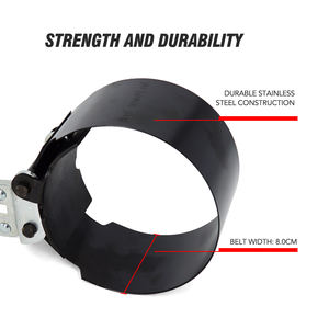 Outil de démontage de voiture Clé à filtre à huile pour filtres à huile de 4-5/8 \ "à 5-1/4 \" Outil de démontage efficace du filtre - Product Image 5