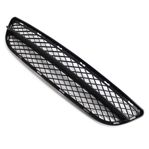 Bmw E90 Fog <b>Light</b> Bezels Black Abs Lower Center Grille Clip On Front Bumper Cover Left Right - Product Image 1