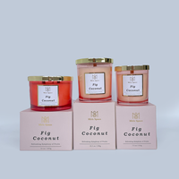 Bougie parfumée artisanale Wick Wood Malone, parfumée à la paraffine biologique, senteur de soja, senteur méditative naturelle, Malone Jo Candle
