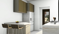 Maison en conteneur abordable de 2 chambres et 1 salle de bain Maison préfabriquée à système modulaire à faible coût de construction rapide en Israël