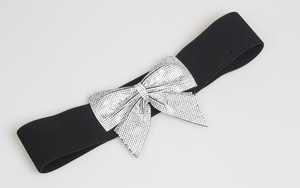 Nuevo Cinturón Elástico Elegante con Pedrería de <span class=keywords><strong>AliExpress</strong></span>, Cinturón Brillante de Moda para <span class=keywords><strong>Mujer</strong></span> Sin Hebilla, Hecho en China - Product Image 3
