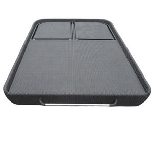 Muebles de mimbre doble tumbona de playa al aire libre cama de Hotel tumbona de mimbre - Product Image 2