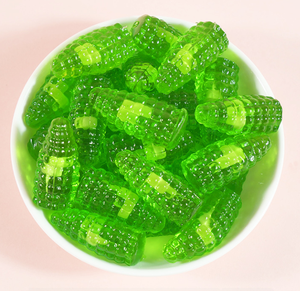 لواكة إبداعية متفجرة 4D ذرة خضراء قابلة للمضغ حلوى حامضة - Product Image 2