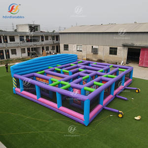 Il gioco gonfiabile gigante del labirinto della casa divertente è adatto per feste all'aperto e attività commerciali - Product Image 2